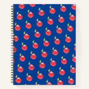 Crayon Apple Pattern Notitieboek