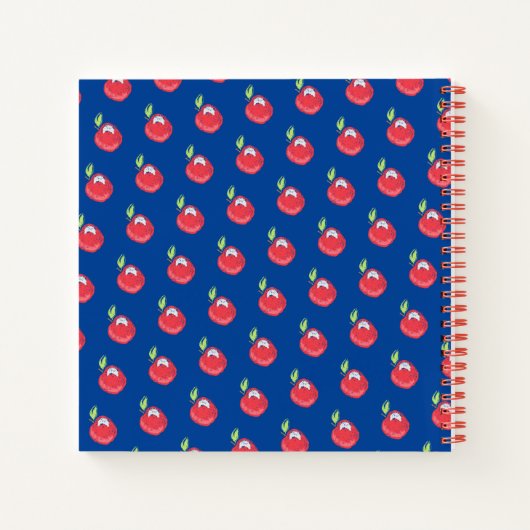 Crayon Apple Pattern Notitieboek (Achterkant)