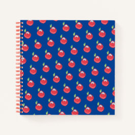Crayon Apple Pattern Notitieboek