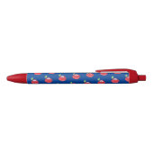 Crayon Apple Pattern Zwarte Inkt Pen (Bovenkant)
