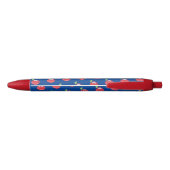 Crayon Apple Pattern Zwarte Inkt Pen (Achterkant)