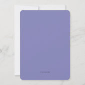 Crayon & Apple Teacher Afstuderen Invitation Kaart (Achterkant)