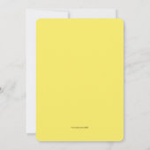 Crayon & Apple Teacher Afstuderen Invitation Kaart (Achterkant)