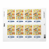 Crayon Art Boekplaten Etiket (Full Sheet)