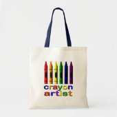 Crayon Artist Canvas tas (Voorkant)