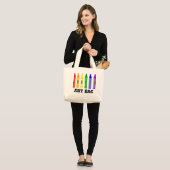 Crayon Artist-kunsttas Grote Tote Bag (Voorkant (model))