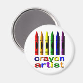 Crayon Artist Magnet (Voorkant / Achterkant)