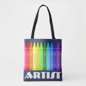 Crayon Artist Tote Bag (Voorkant)