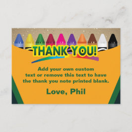 Crayon Box Bedankt kaarten
