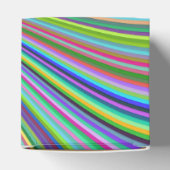 Crayon Box of Colors Optical Illusion Spiral Bedankdoosjes (Bovenkant)