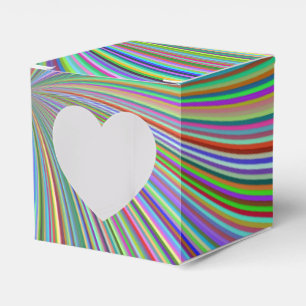 Crayon Box of Colors Optical Illusion Spiral Bedankdoosjes