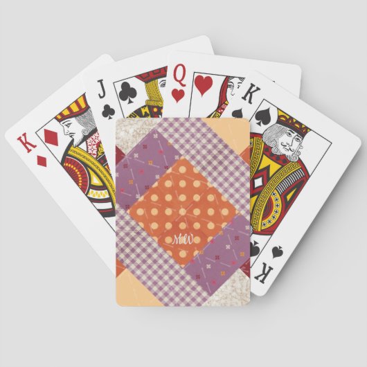 Crayon Box Patchwork Afdrukken Speelkaarten (Achterkant)