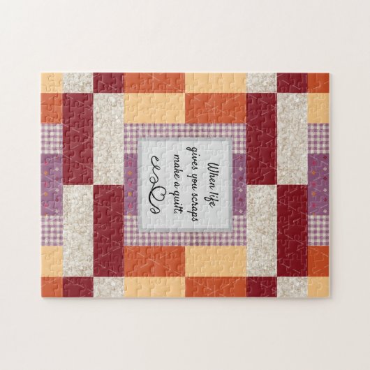 Crayon Box Patchwork Print Legpuzzel (Horizontaal)