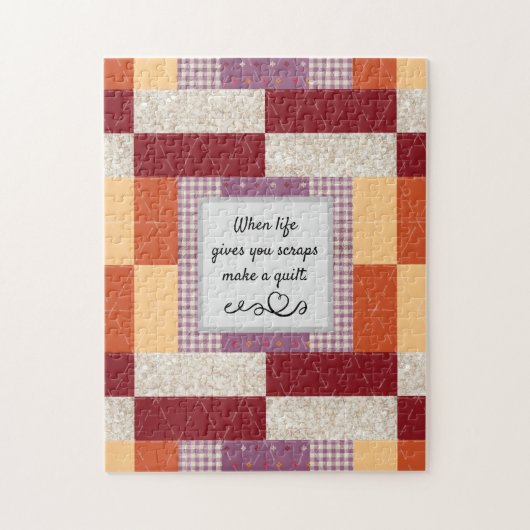 Crayon Box Patchwork Print Legpuzzel (Verticaal)