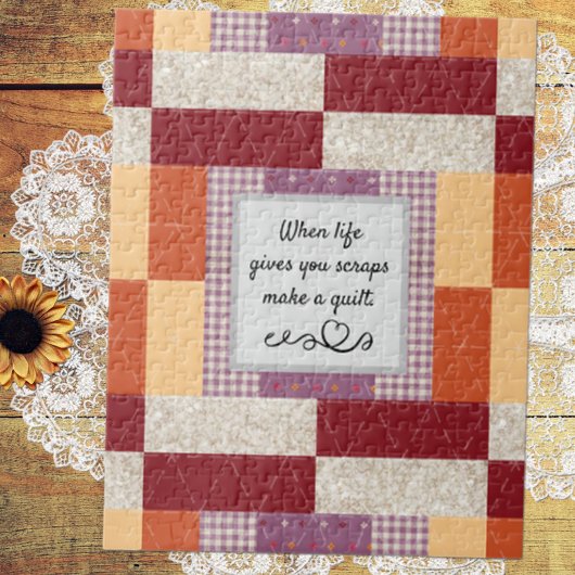 Crayon Box Patchwork Print Legpuzzel