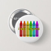 Crayon Button Sjabloon (Voorkant /achterkant)