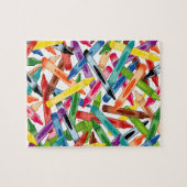 Crayon Challenge, witte achtergrond, Legpuzzel (Horizontaal)