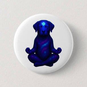 Crayon Chaos – Grappige Brussels Griffon Hond Meme Ronde Button 5,7 Cm