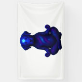 Crayon Chaos – Grappige Brussels Griffon Hond Meme Spandoek (Verticaal)