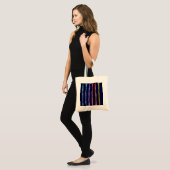 Crayon Clarinets over de marine Tote Bag (Voorkant (model))