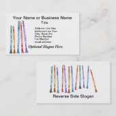 Crayon Clarinets Visitekaartje (Voorkant / Achterkant)