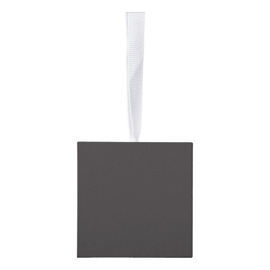 Crayon Color Black Cube Ornament (Rechts)