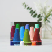 Crayon Colors Briefkaart (Staand voorkant)