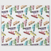 Crayon Colors Cadeaupapier (Vlak)