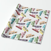 Crayon Colors Cadeaupapier (Uitgerold)