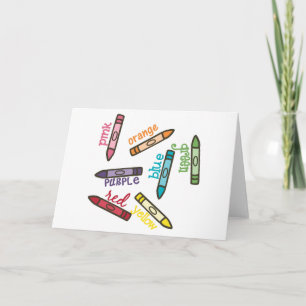 Crayon Colors Kaart