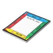 Crayon Colors Notitieblok (Linkerzijde)