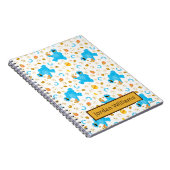 Crayon Cookie Monster Cookie Pattern Notitieboek (Rechterzijde)