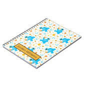 Crayon Cookie Monster Cookie Pattern Notitieboek (Linkerzijde)