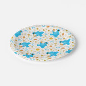 Crayon Cookie Monster Cookie Pattern Papieren Bordje (Gekanteld)