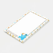Crayon Cookie Monster Cookie Pattern Post-it® Notes (Schuin)