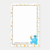 Crayon Cookie Monster Cookie Pattern Post-it® Notes (Voorkant)