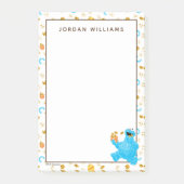 Crayon Cookie Monster Koekje Patroon Post-it® Notes (Voorkant)