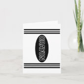 Crayon Crayon Matching Halloween Costume Couple Gr Kaart (Voorkant)