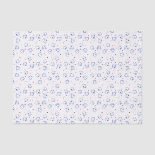 Crayon Cuties Westie Tissue Paper Tissuepapier (Voorkant)