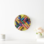 Crayon Designed Clock Ronde Klok (Huis)