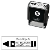 Crayon Dit behoort tot de klas van leraar Zelfinktende Stempel (In situ)