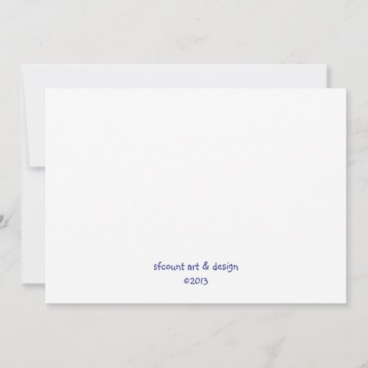 Crayon Drawing Baby shower Uitnodiging van Kind (Achterkant)