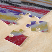 Crayon Drawing Lines Legpuzzel (Zijkant)