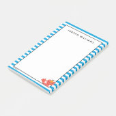 Crayon Elmo Stripe Pattern Post-it® Notes (Schuin)