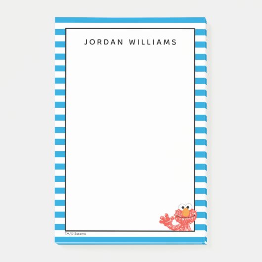 Crayon Elmo Stripe Pattern Post-it® Notes (Voorkant)
