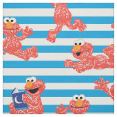 Crayon Elmo Stripe Pattern Stof (Swatch)
