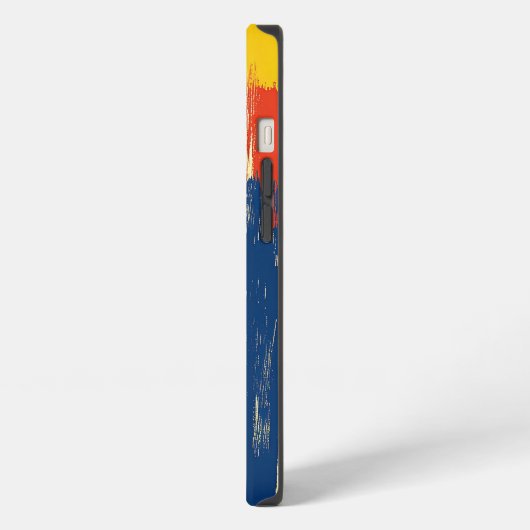 Crayon en Butterfly Brush Strokes iPhone Hoesje (Linkerkant)