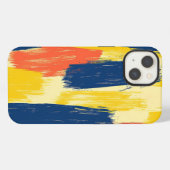 Crayon en Butterfly Brush Strokes iPhone Hoesje (Achterkant horizontaal)