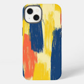 Crayon en Butterfly Brush Strokes iPhone Hoesje (Achterkant)