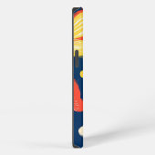 Crayon en vlinderbloemen iPhone hoesje (Rechterkant)